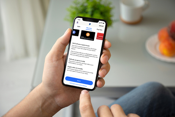 PayPal’s new feature allows U.S. consumers to check out using cryptocurrency