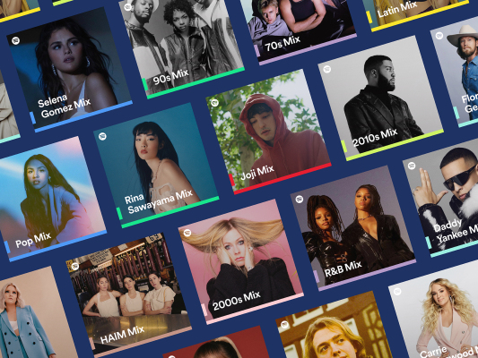 Spotify adds three new types of personalized playlists with launch of ‘Spotify Mixes’
