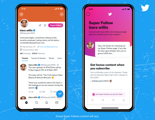 Twitter Super Follows has generated only around $6K+ in its first two weeks